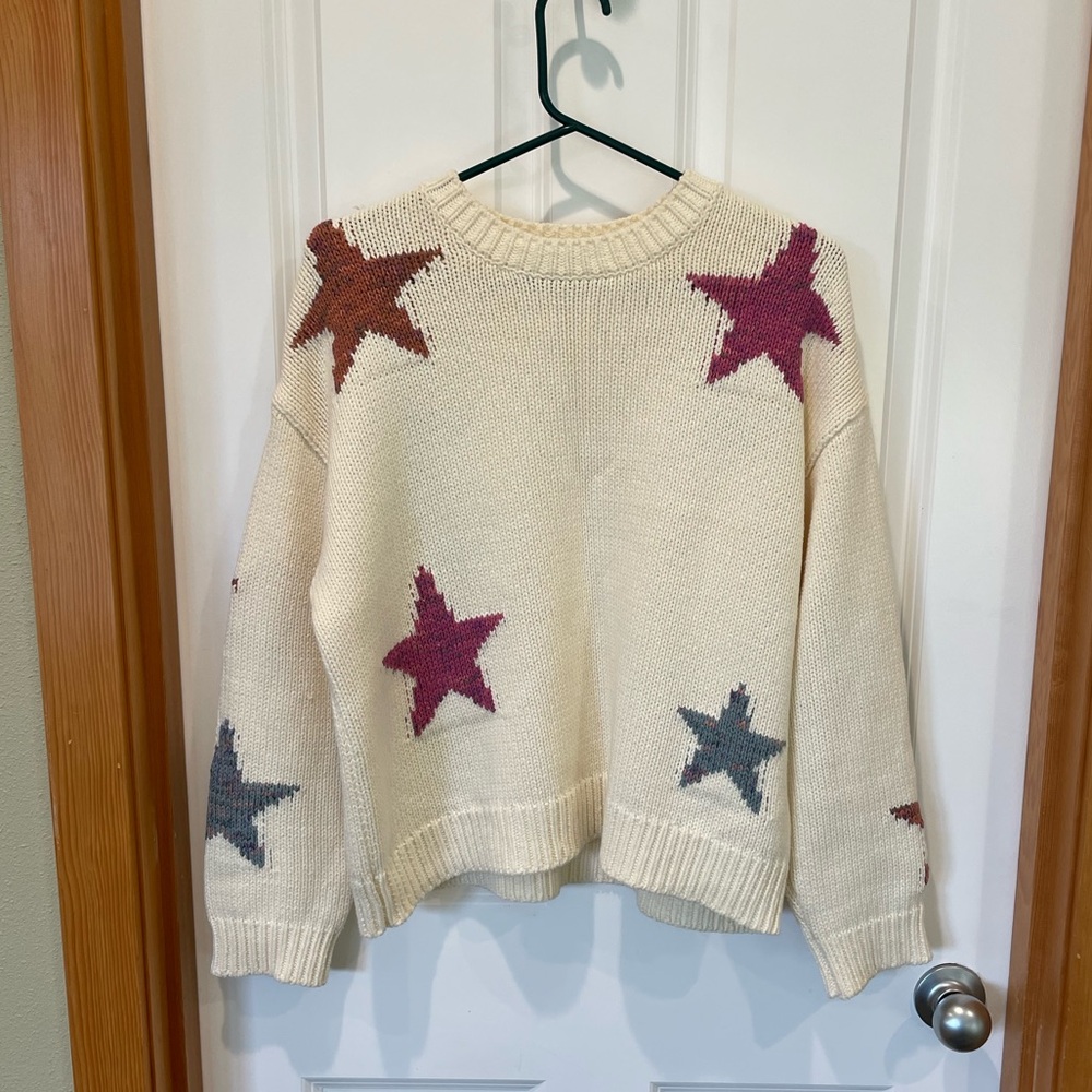 Rails Star Cotton/Acrylic Sweater. Size S.